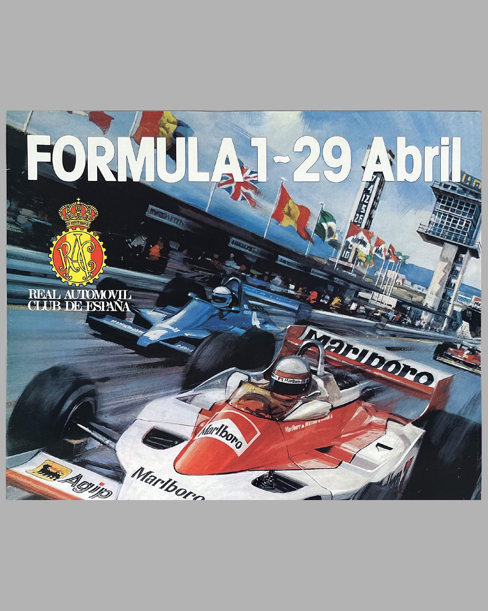1979 Formula 1 Spanish Grand Prix at Jarama original poster by Michael Turner 2