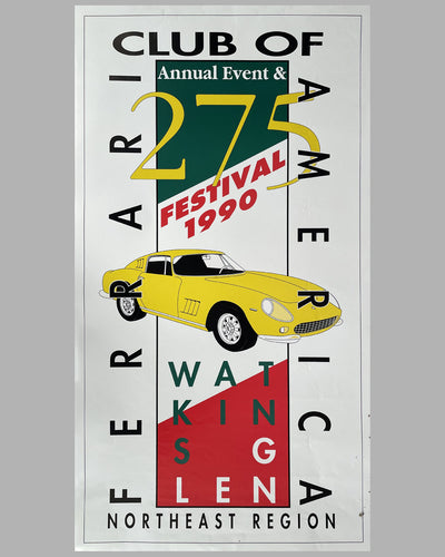 Collection of 8 Ferrari Club of America (FCA) national meet posters 2