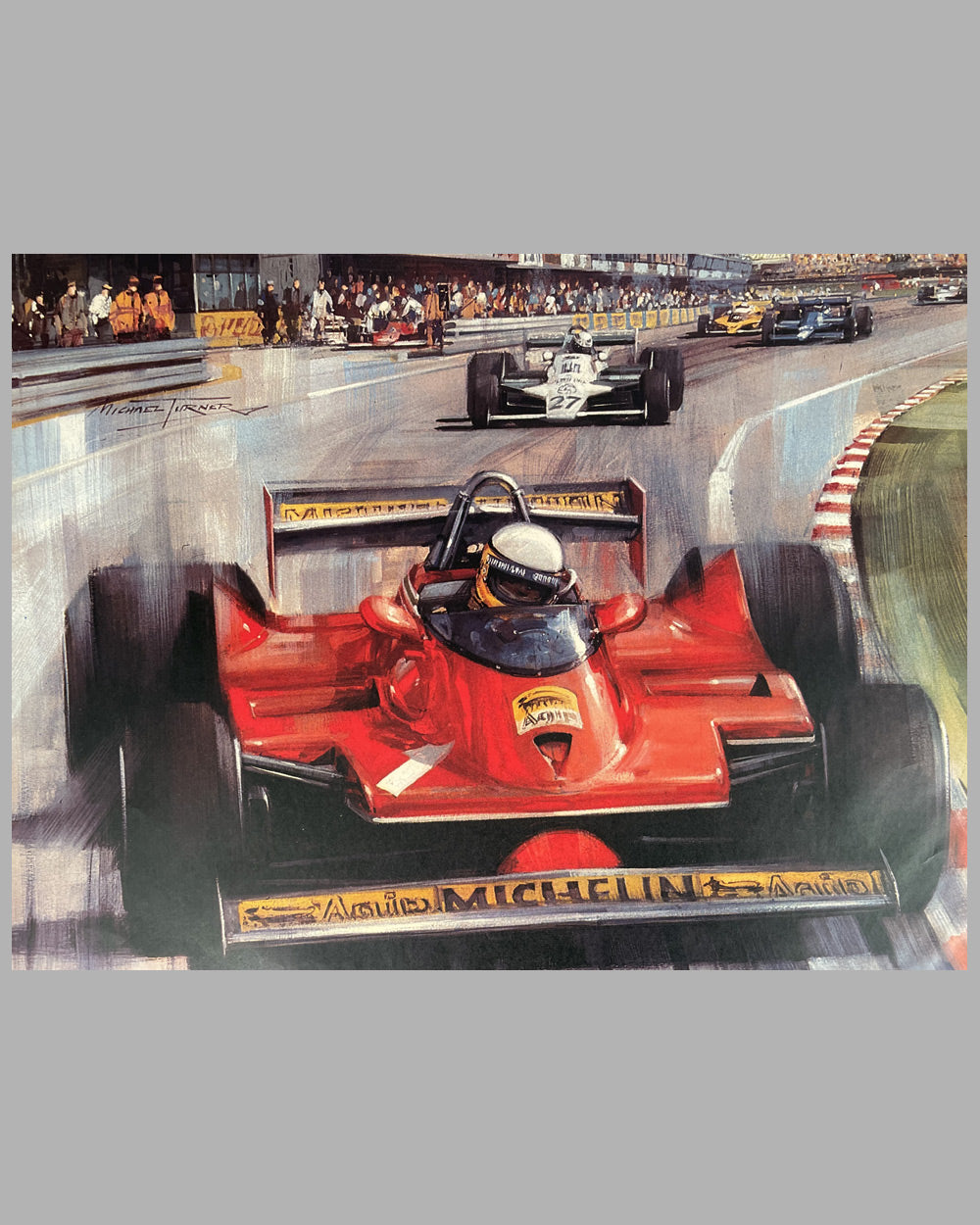 1980 Grand Prix of San Marino at Autodromo Dino Ferrari - Imola official poster by Michael Turner 2