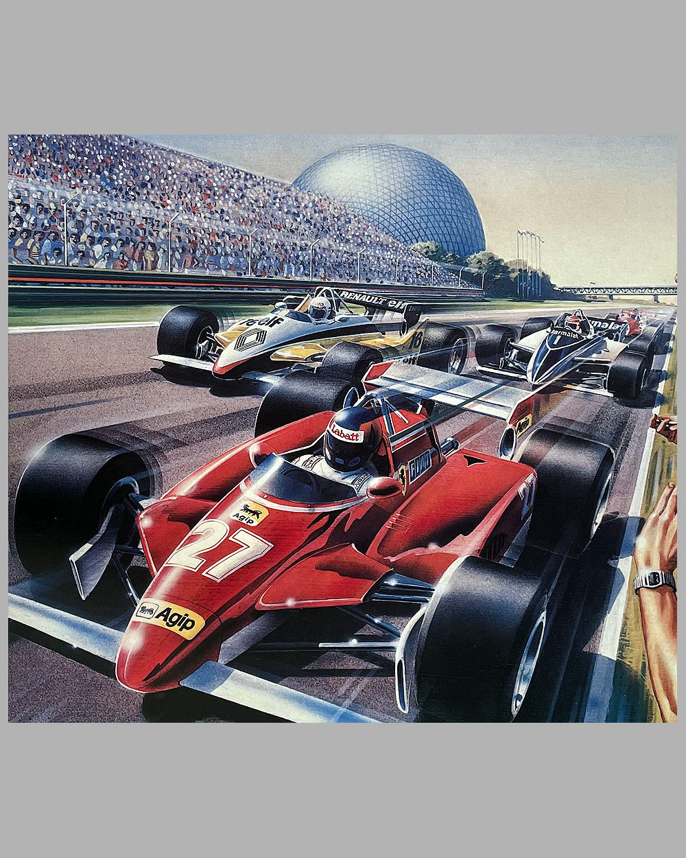 1982 Grand Prix du Canada original race poster 3