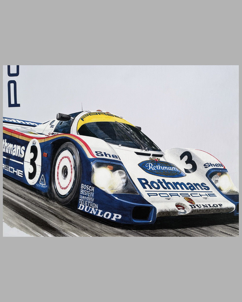 Le Mans 1983 recent giclee on canvas 2