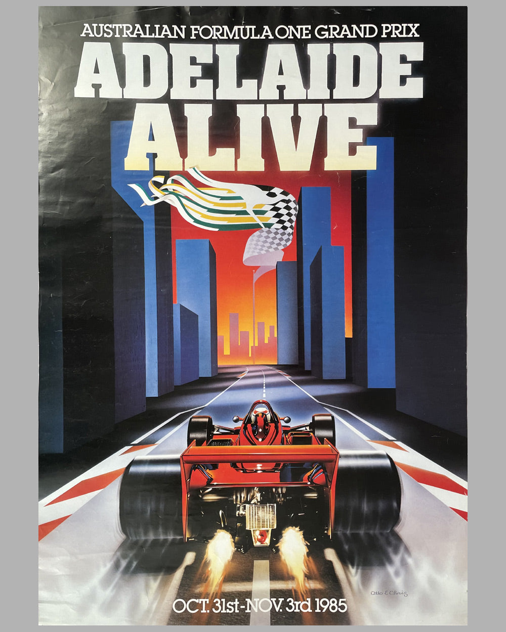 1985 Grand Prix of Australia original poster