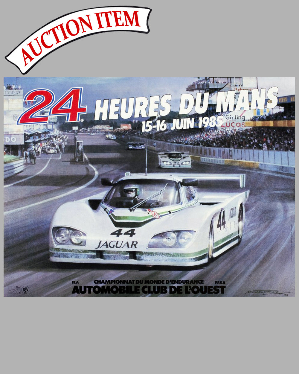 1985 - 24 Heures du Mans Original Poster