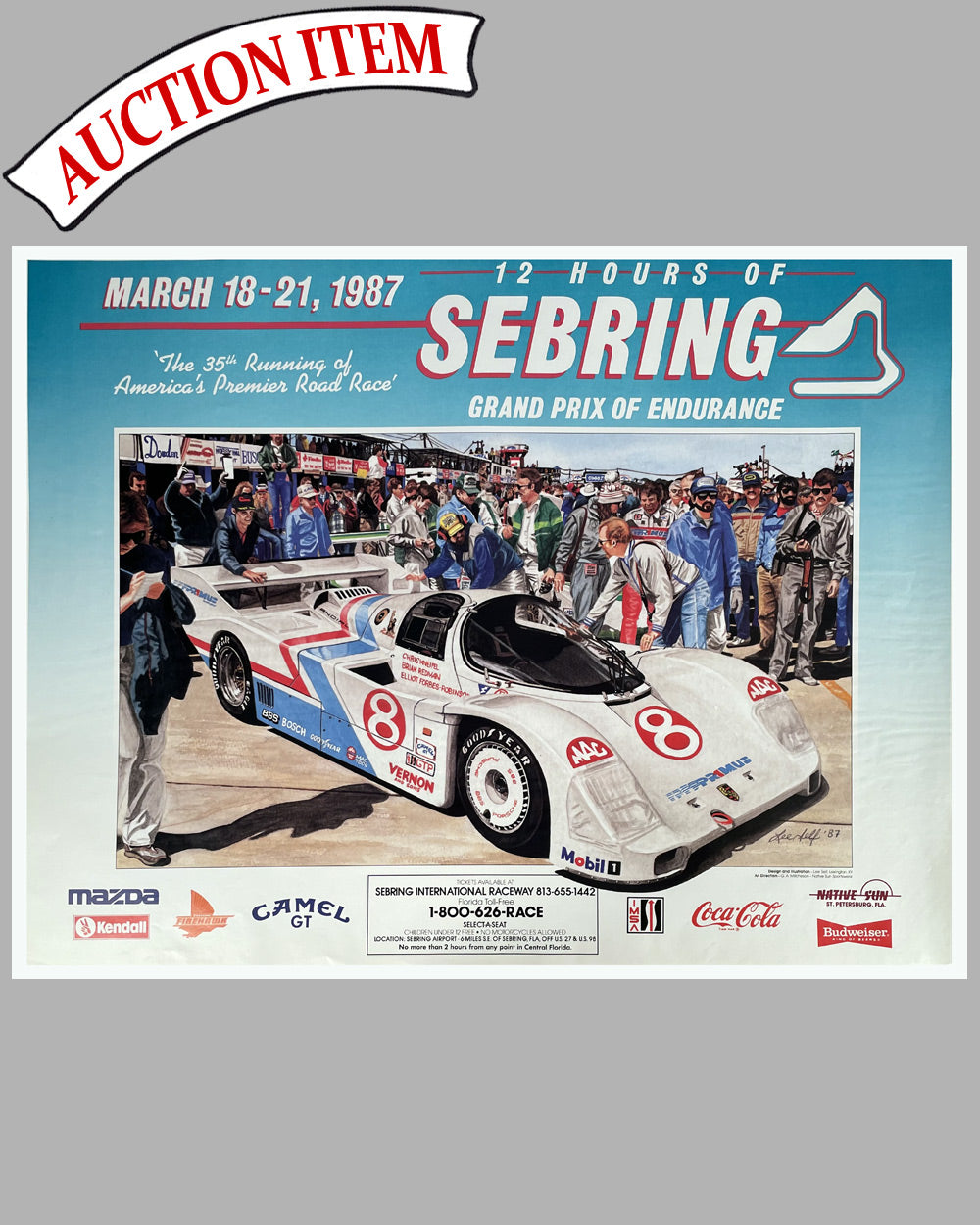 Vintage Auto Racing Posters - l'art et l'automobile