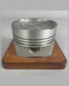 Ferrari V8 piston mounted on leather base for the factory by Schedoni 2