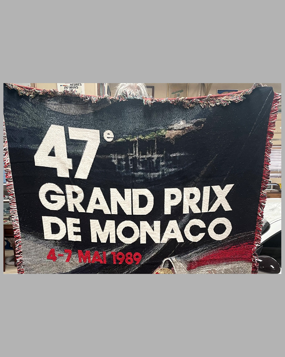 1989 Grand Prix de Monaco tapestry produced by Jacques Grelley 2