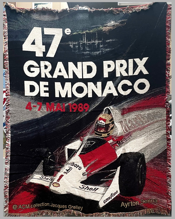 F1 GRAND PRIX 1989 3枚組 1989 Grand Prix de Monaco tapestry produced by Jacques Grelley - l