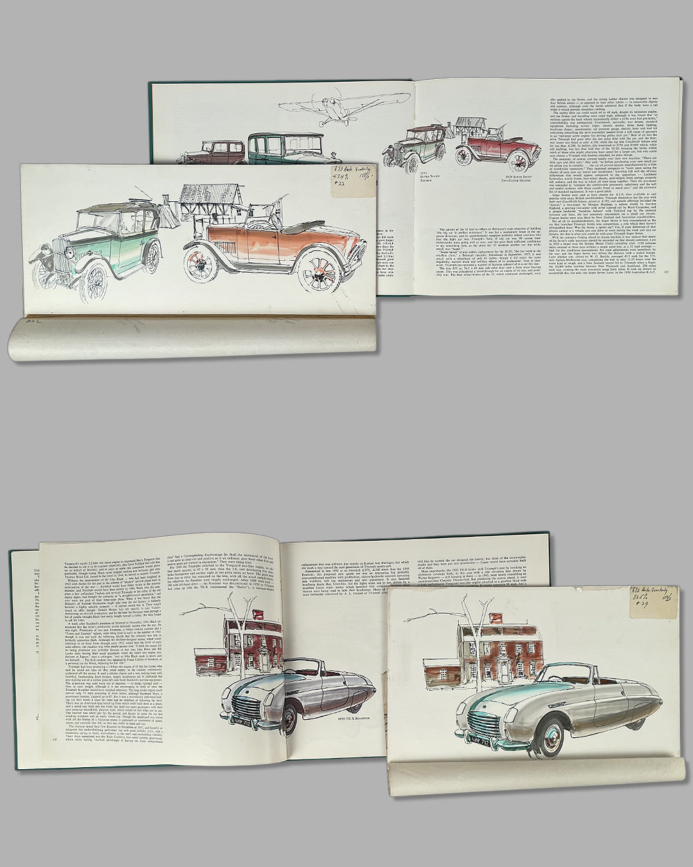 Collection of 9 Triumph illustrations by Harvey Winn 6