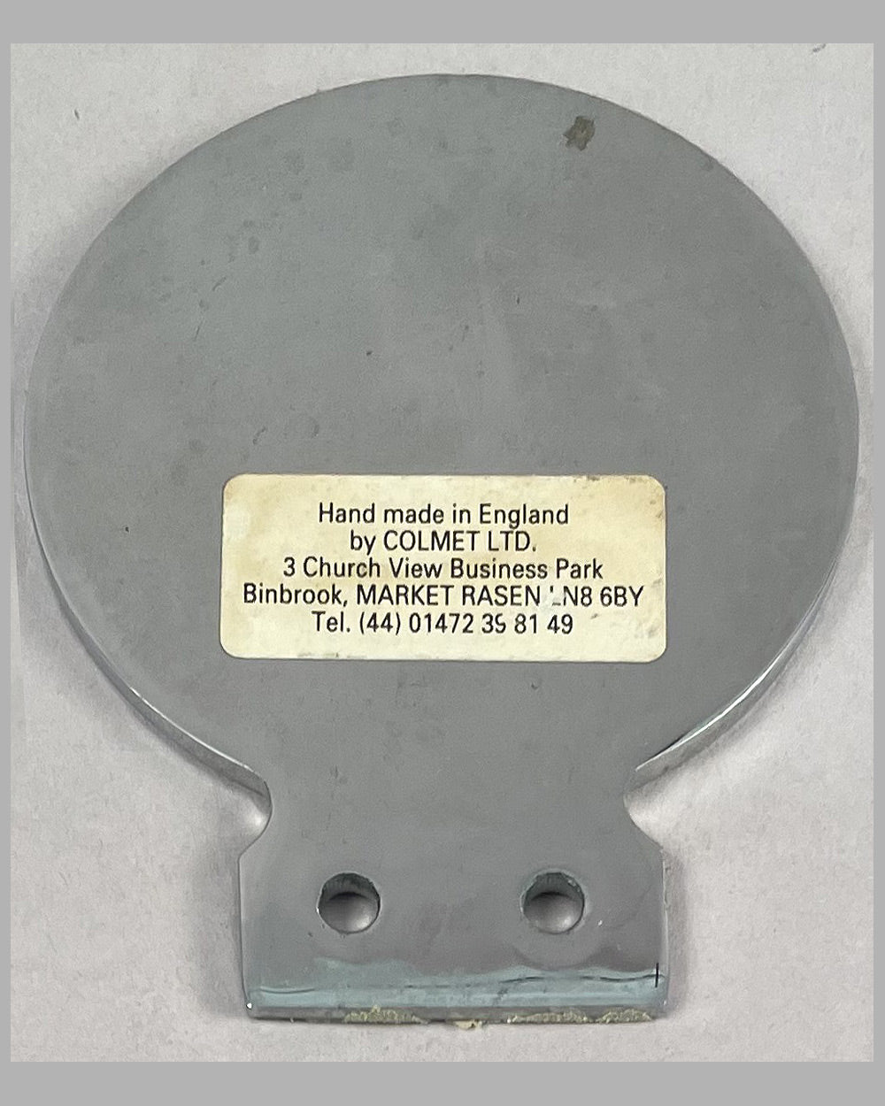 Morgan Northern California Club 90th anniversary bumper or bar badge 2