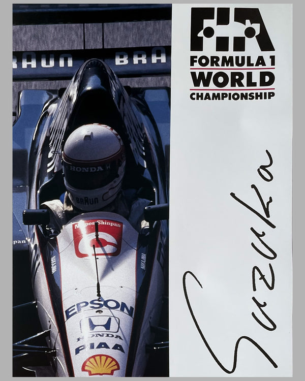 1998年F1ドライバー7人直筆サイン入り日本GP公式パンフレット