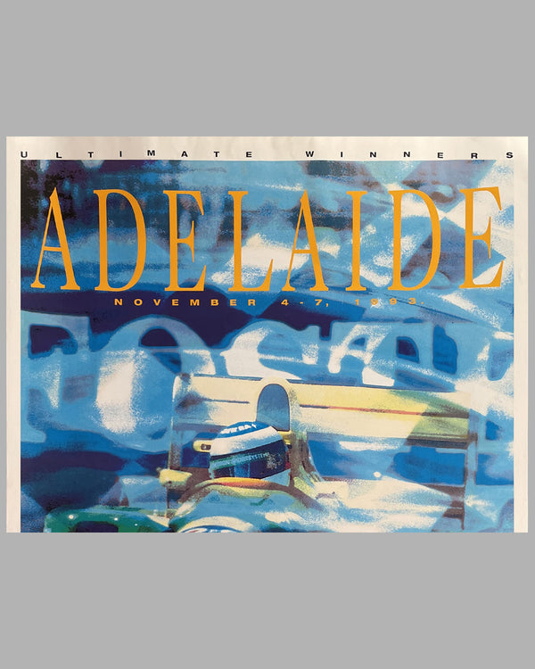 1993 Foster's Australian Grand Prix sponsor poster - l'art et l'automobile 1993 Foster's Australian Grand Prix sponsor poster - l'art et l'automobile