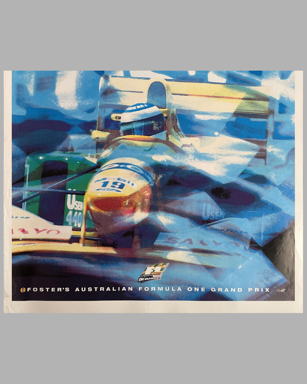 1993 Foster’s Australian Grand Prix sponsor poster 3