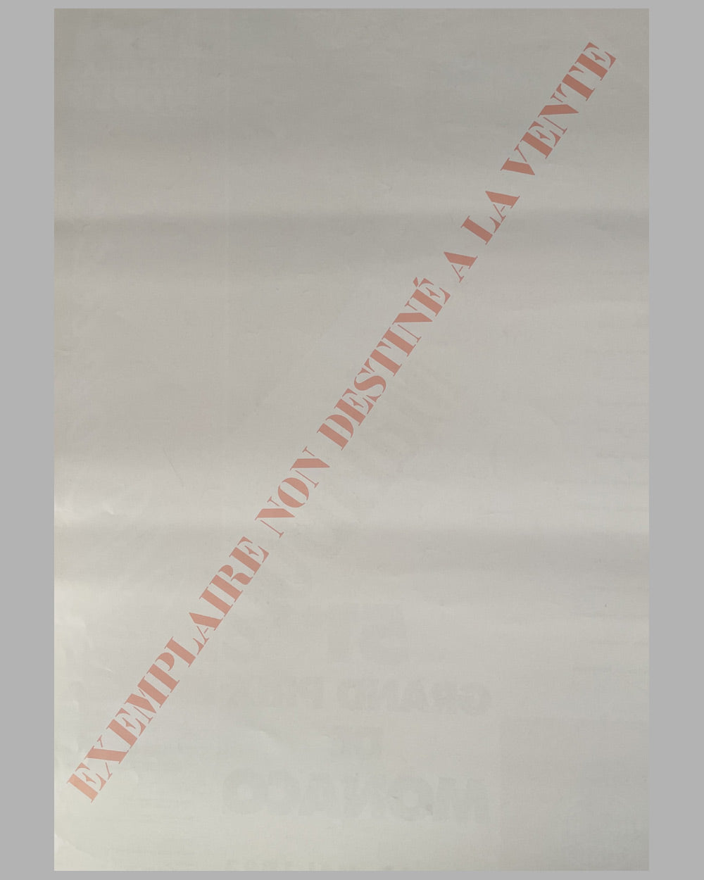 Grand Prix of Monaco 1993 official and original poster 4