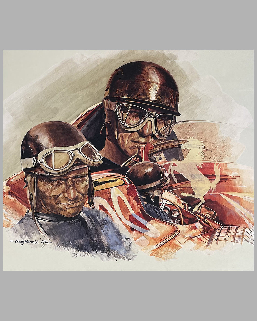 COYS International Historic Festival at Silverstone in 1994 poster by Craig Warwick 2