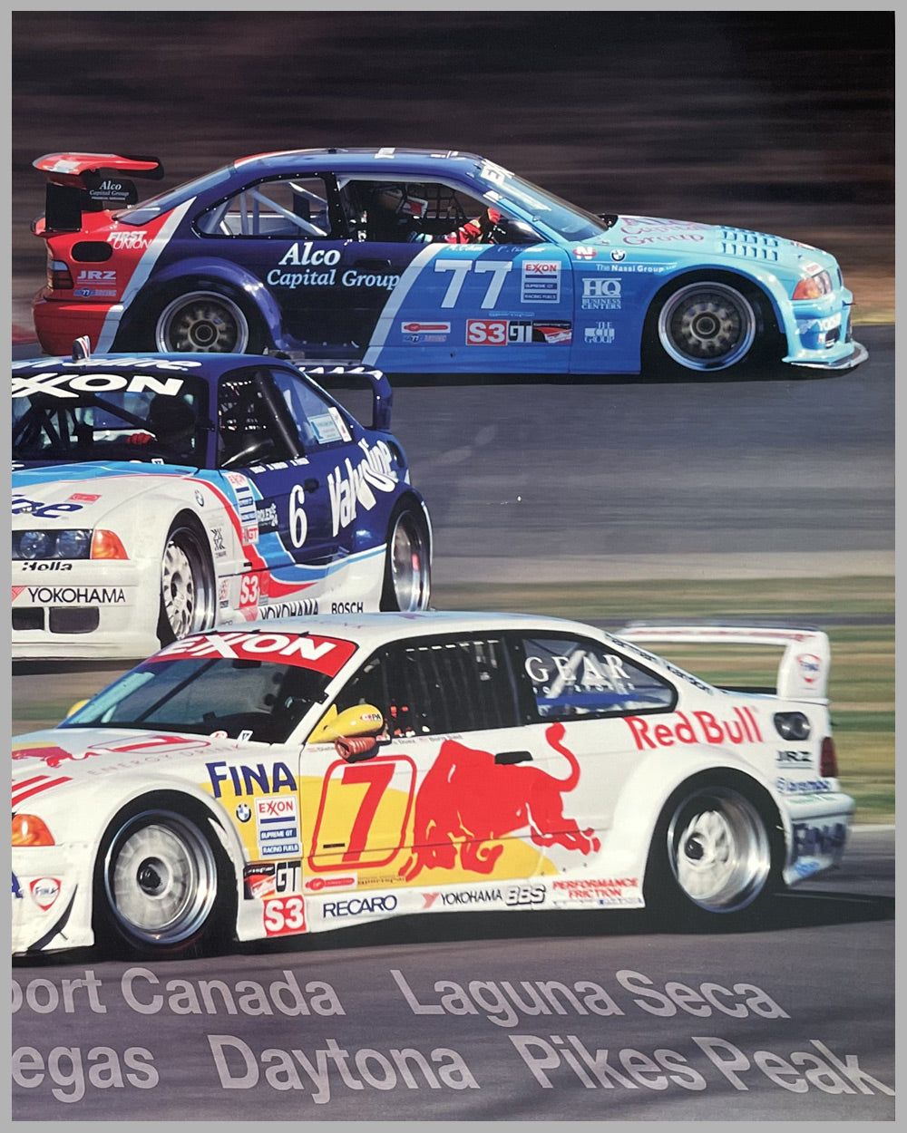 BMW original factory racing poster, 1997 3