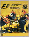 1999 Belgian Grand Prix original FIA poster 2