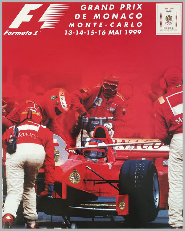 Affiche Officielle Rallye Historique De Monaco Monte-Carlo 1999