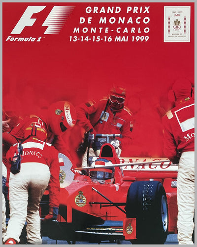 1999 Grand Prix of Monaco original poster 2
