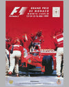 1999 Grand Prix of Monaco original poster