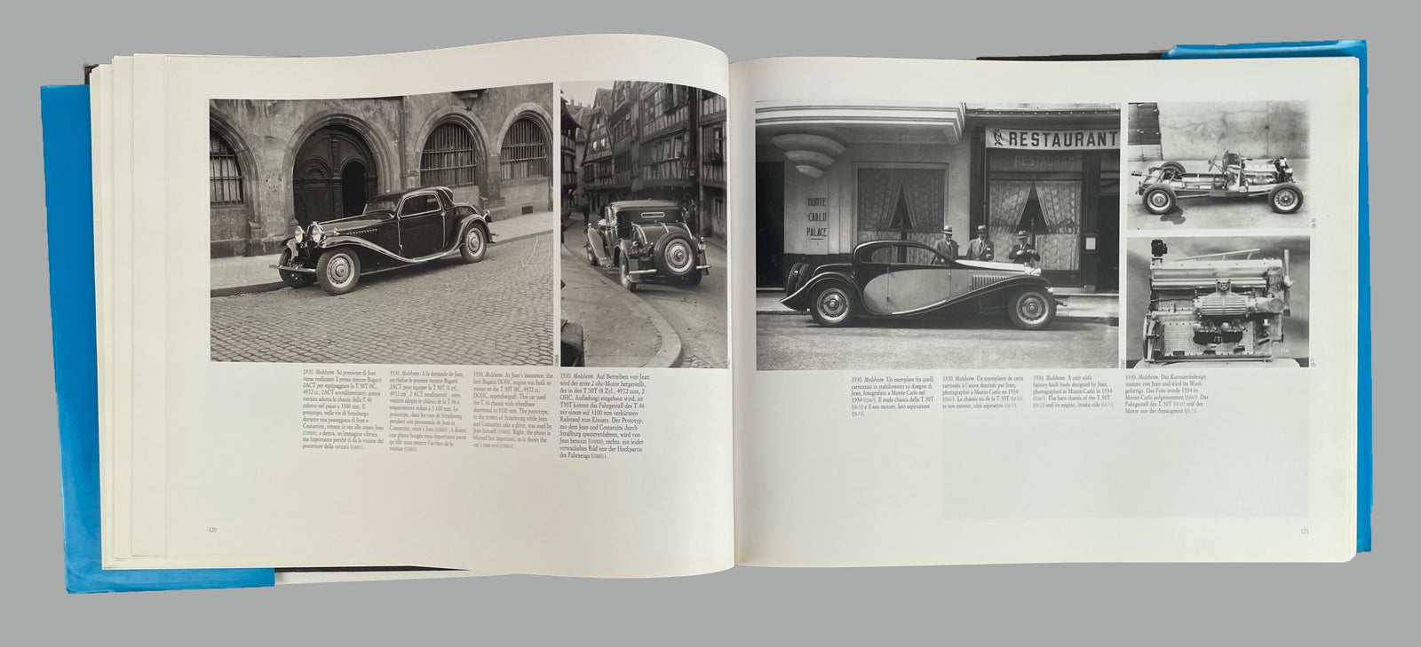 Bugatti La Gloire book by famed Motoring photographer Franco Zagari