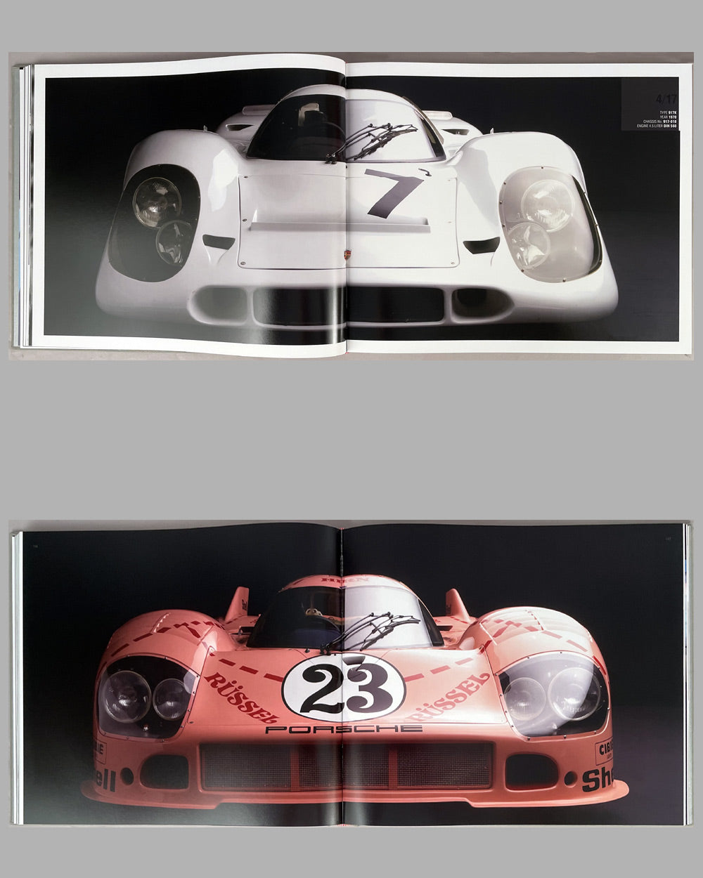 Porsche 917 X17 - The Cars and Drivers in Studio, 1st edition book by Jeffrey R. Zwart, 2009 2
