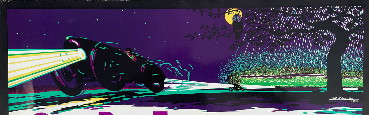 The first 24 hours Of Le Mans modern reproduction poster