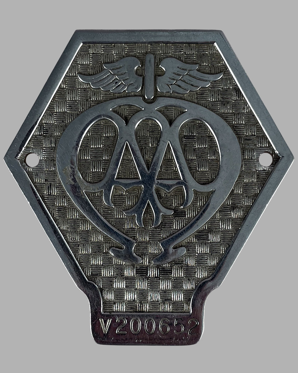 AA Commercial Vehicle Club grill badge, 1950’s to early 1960’s, English