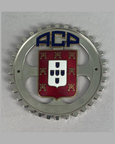 ACP (Auto Club of Portugal) member’s badge, mid-1950’s