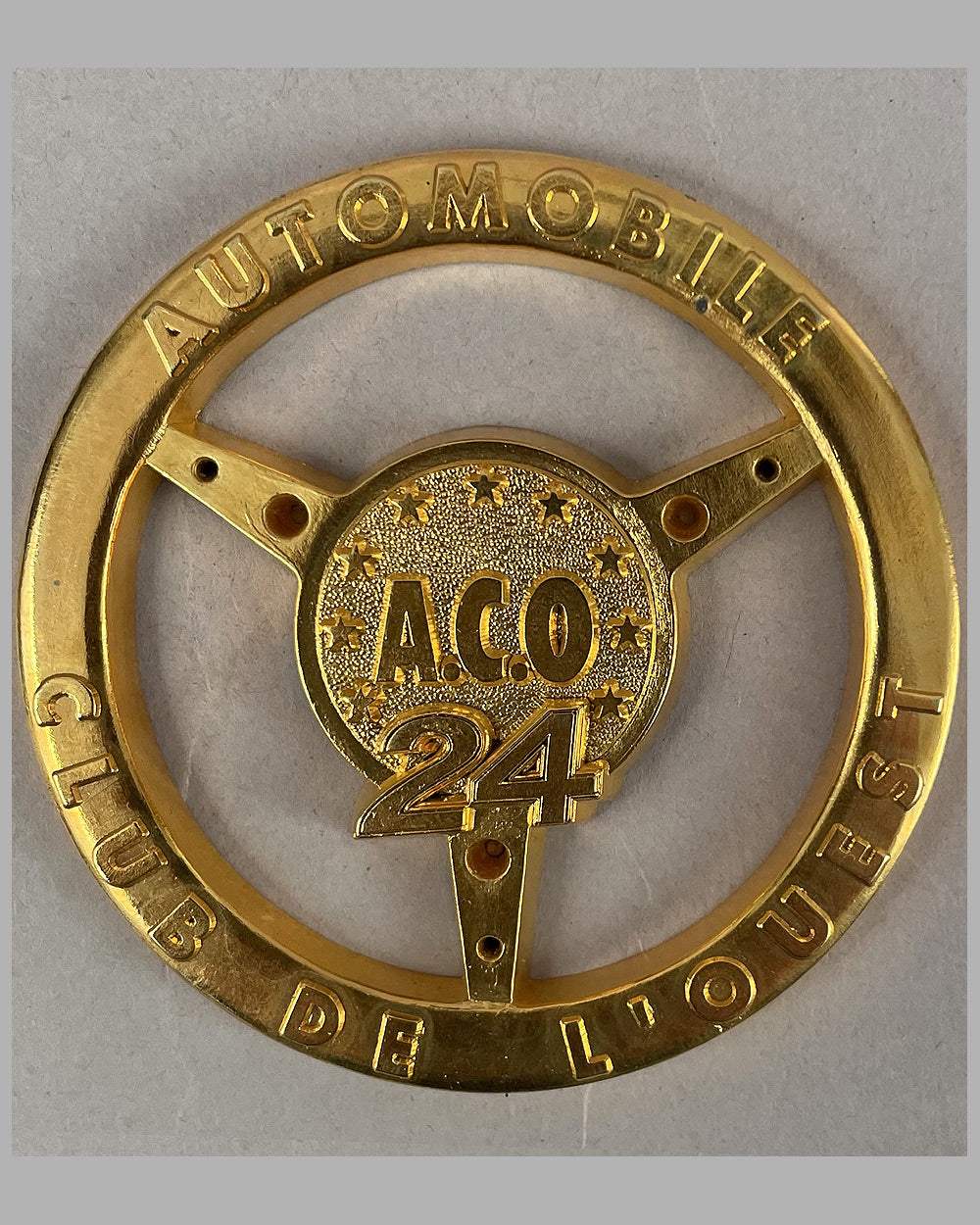 ACO (Automobile Club de l’Ouest) plaque / badge