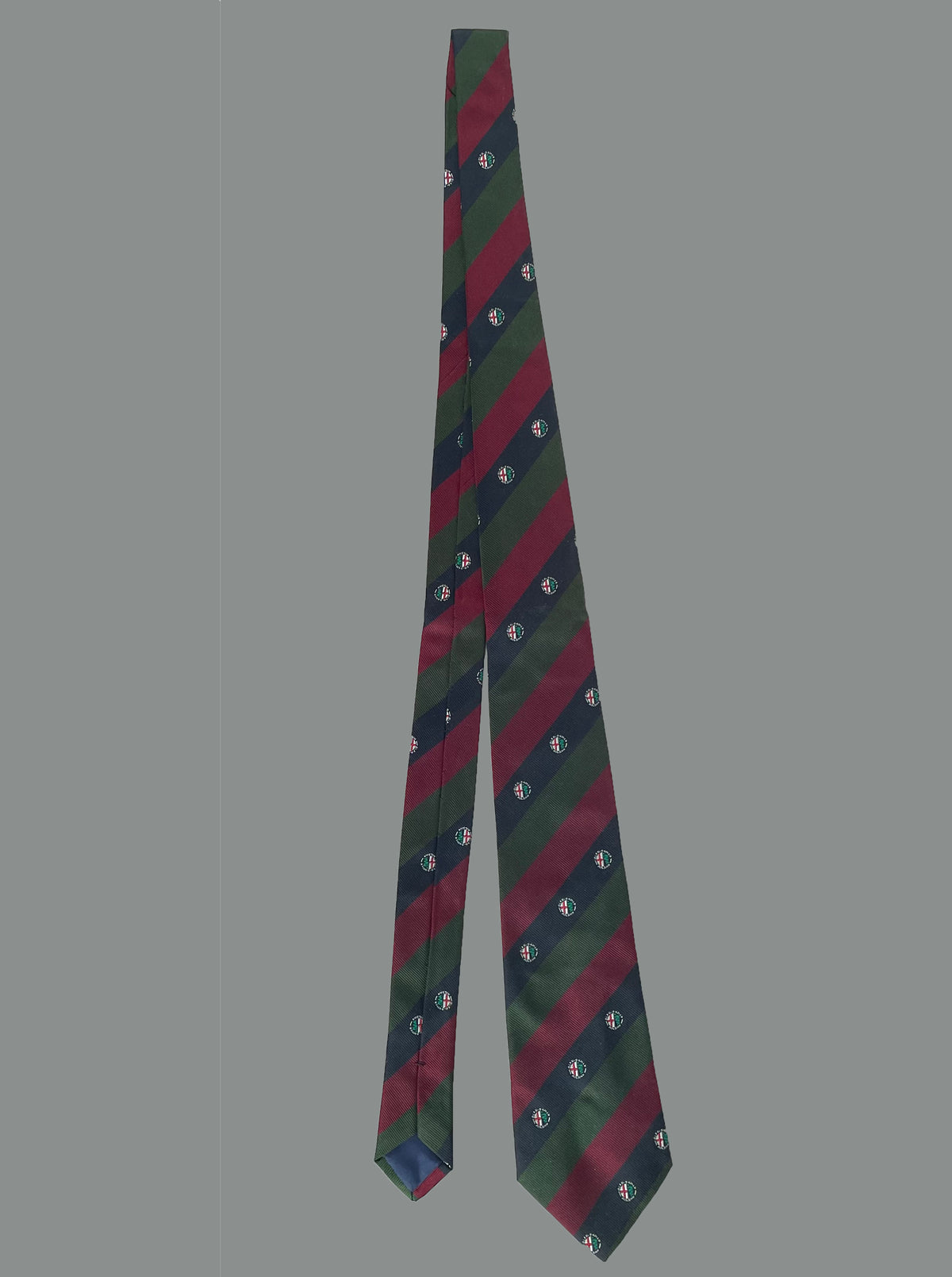 Alfa Romeo silk tie made in Italy for the factory