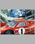 2002 Amelia Island Concours poster by Chuck Queener, autographed by Gurney 3