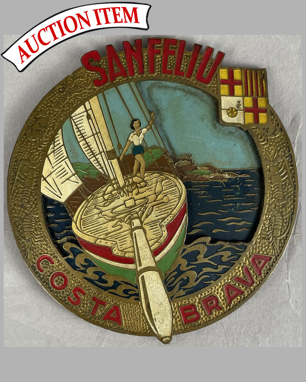 San Feliu grill badge