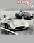 The Argentinean Battle b&w photograph by Fernando Gomez, autographed by Fangio & Gonzalez