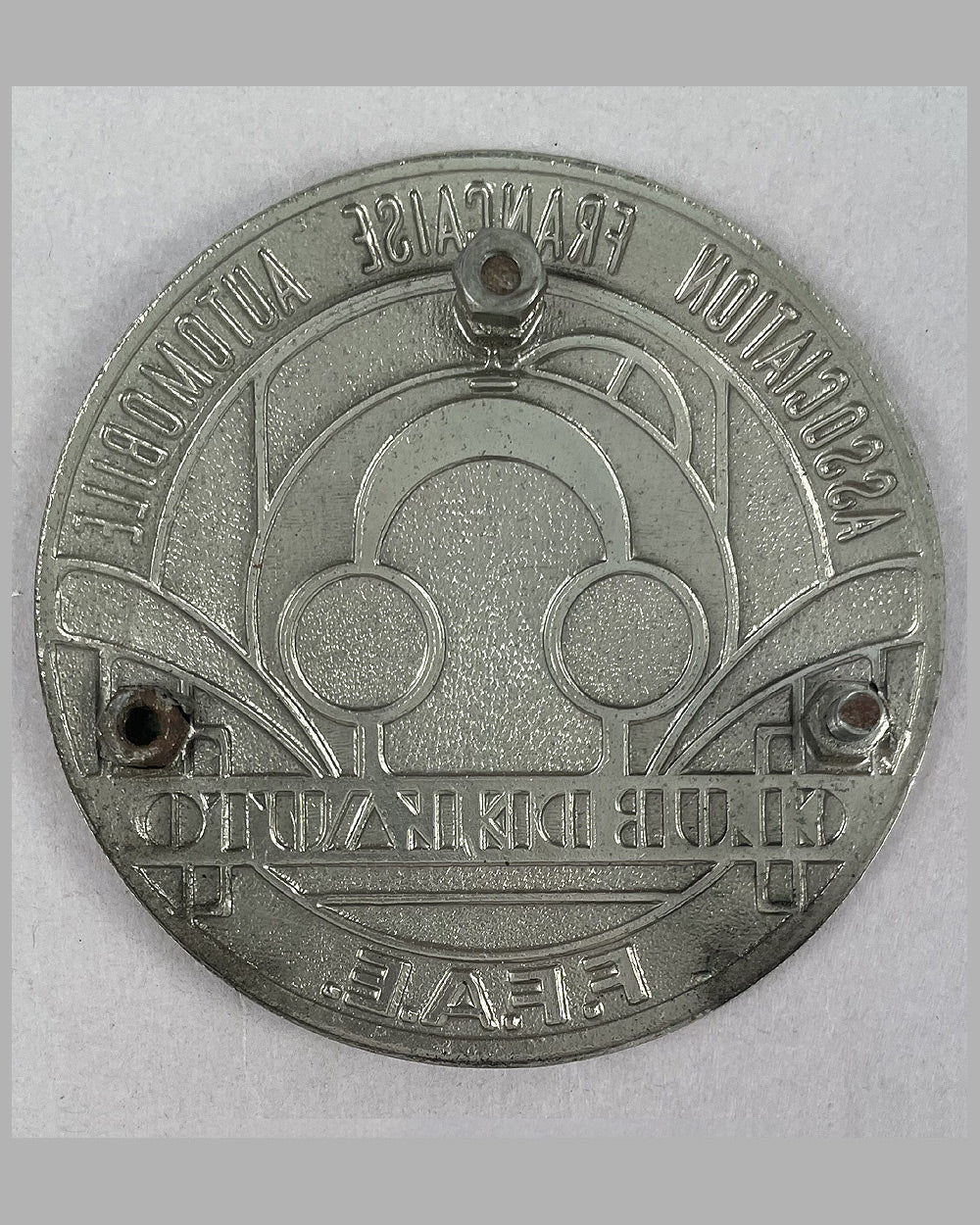 Association Francaise Automobile Club de l’auto grill badge 2
