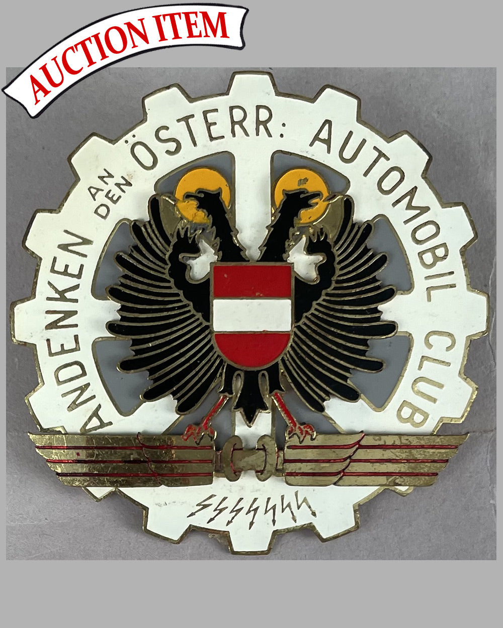 Austrian Automobile Club souvenir grill badge