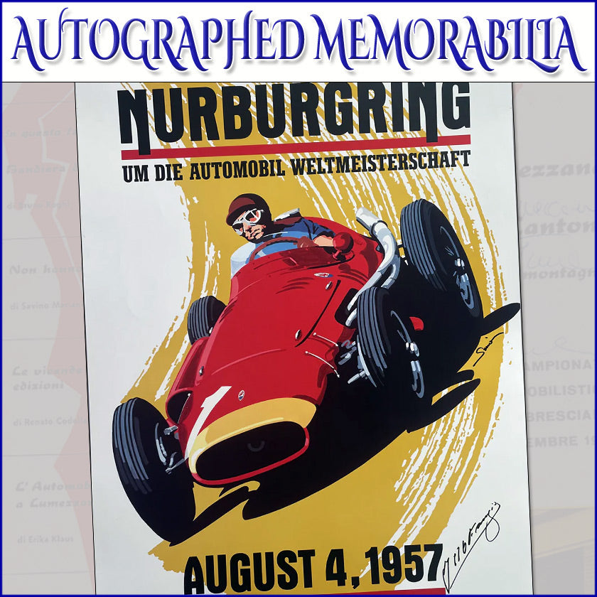 Autographed Auto Racing Memorabilia
