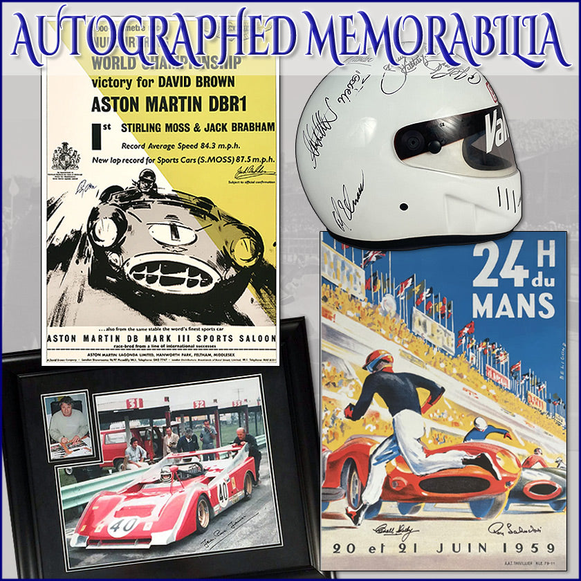 Autographed Auto Racing Memorabilia