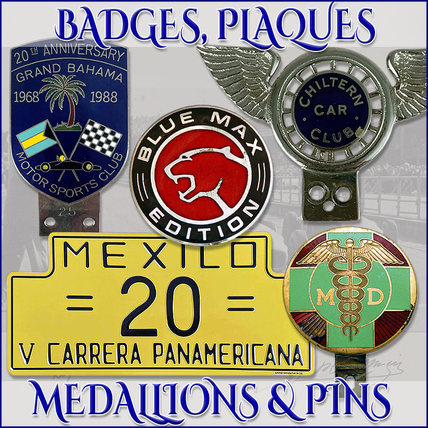 Badges, Pins, Medallions, & Plaques
