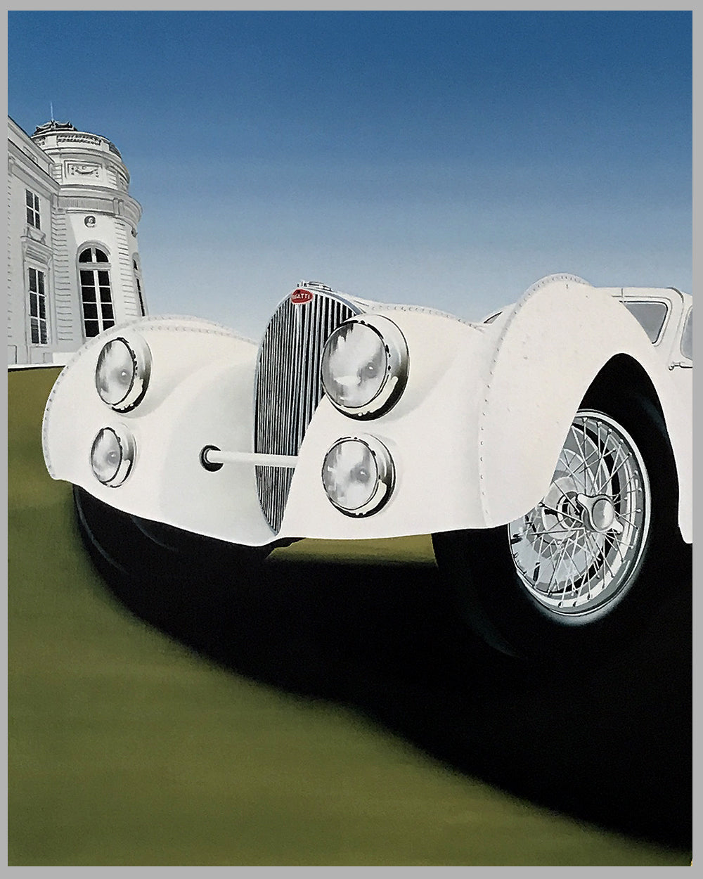 Parc de Bagatelle Concours d’ Elegance 1990 poster by Razzia 3