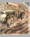 Bentley at Le Mans 1930, 1980's print by Geo Ham, France