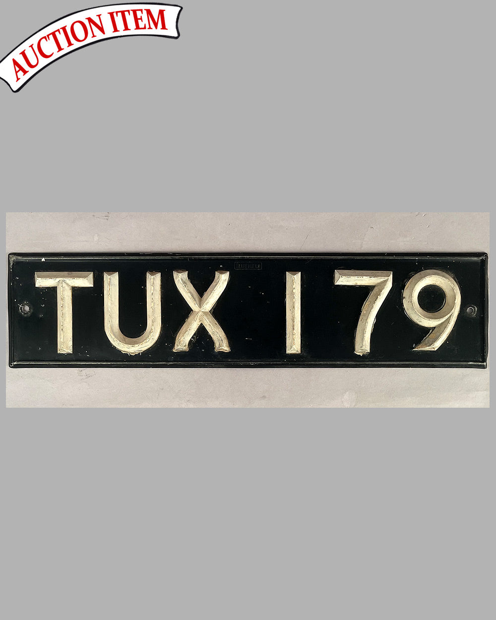 British License plate, early 1970’s by Bluemels