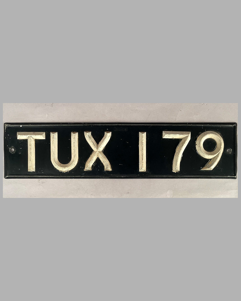British License plate, early 1970’s by Bluemels