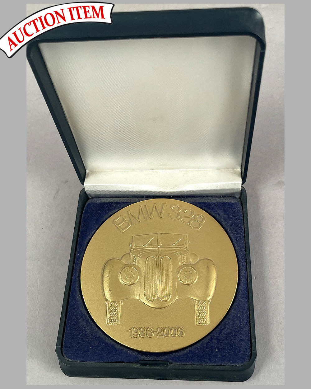 BMW 328, 70 year anniversary medallion