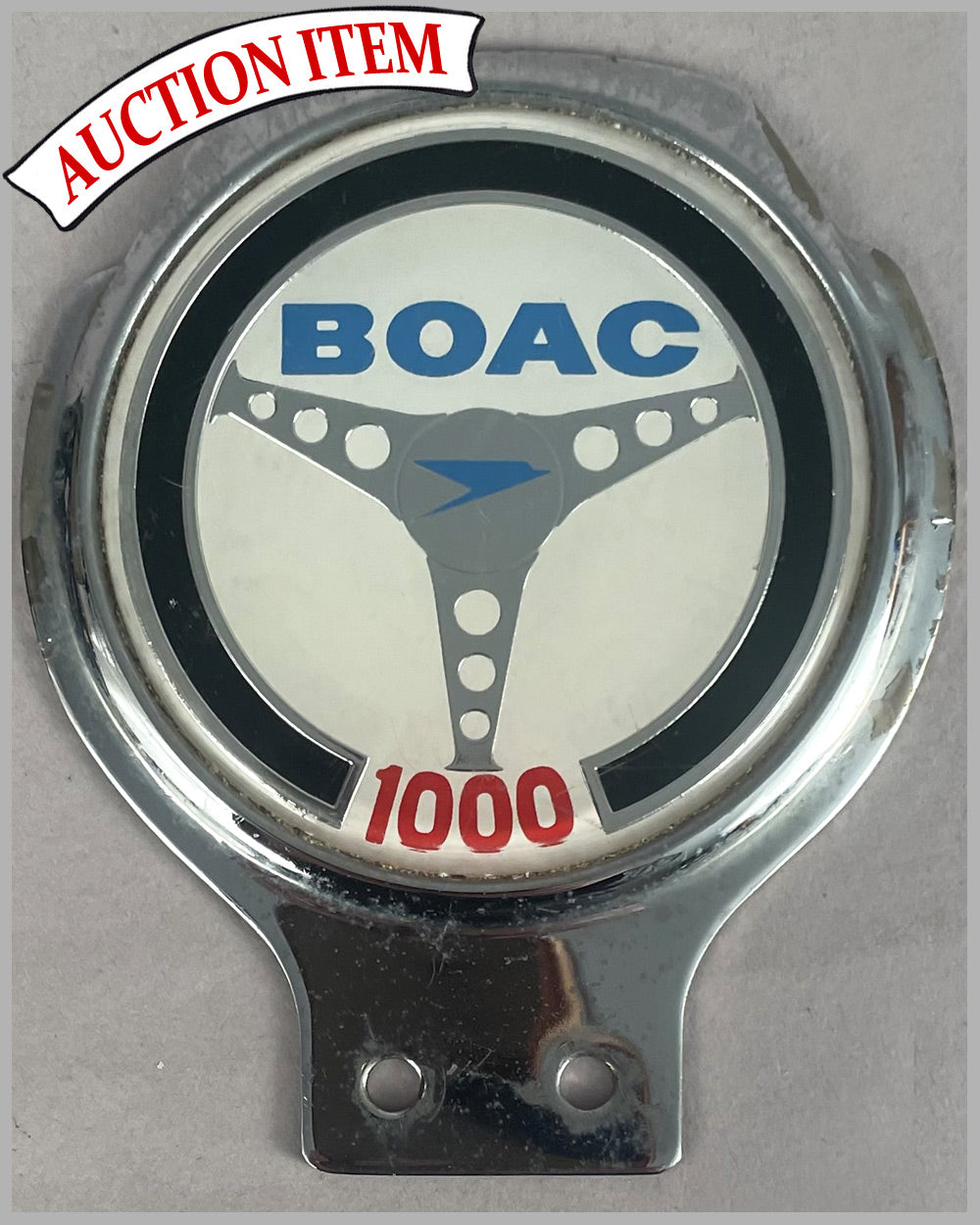 BOAC 1000 bumper or bar badge, 1970’s