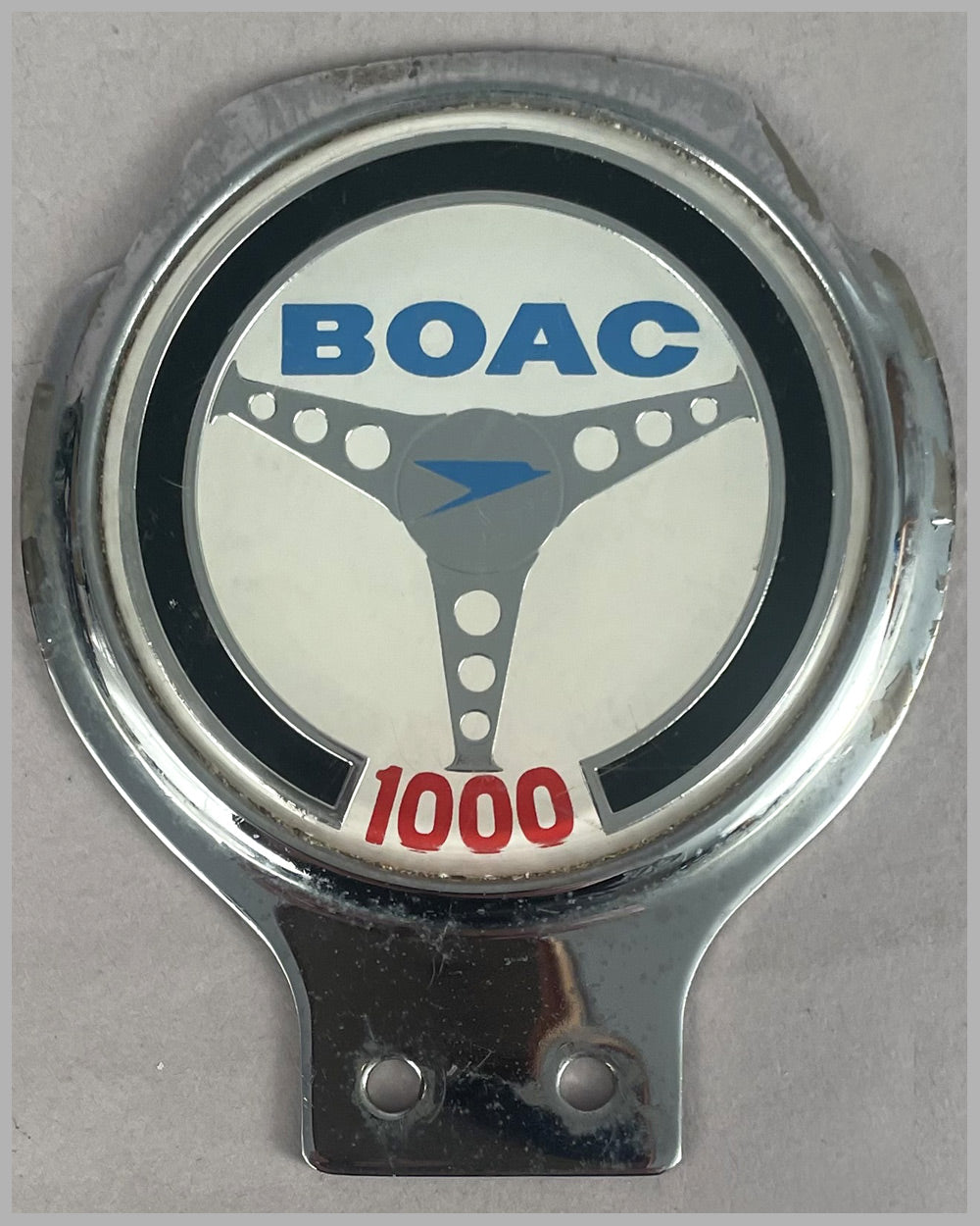 BOAC 1000 bumper or bar badge, 1970’s