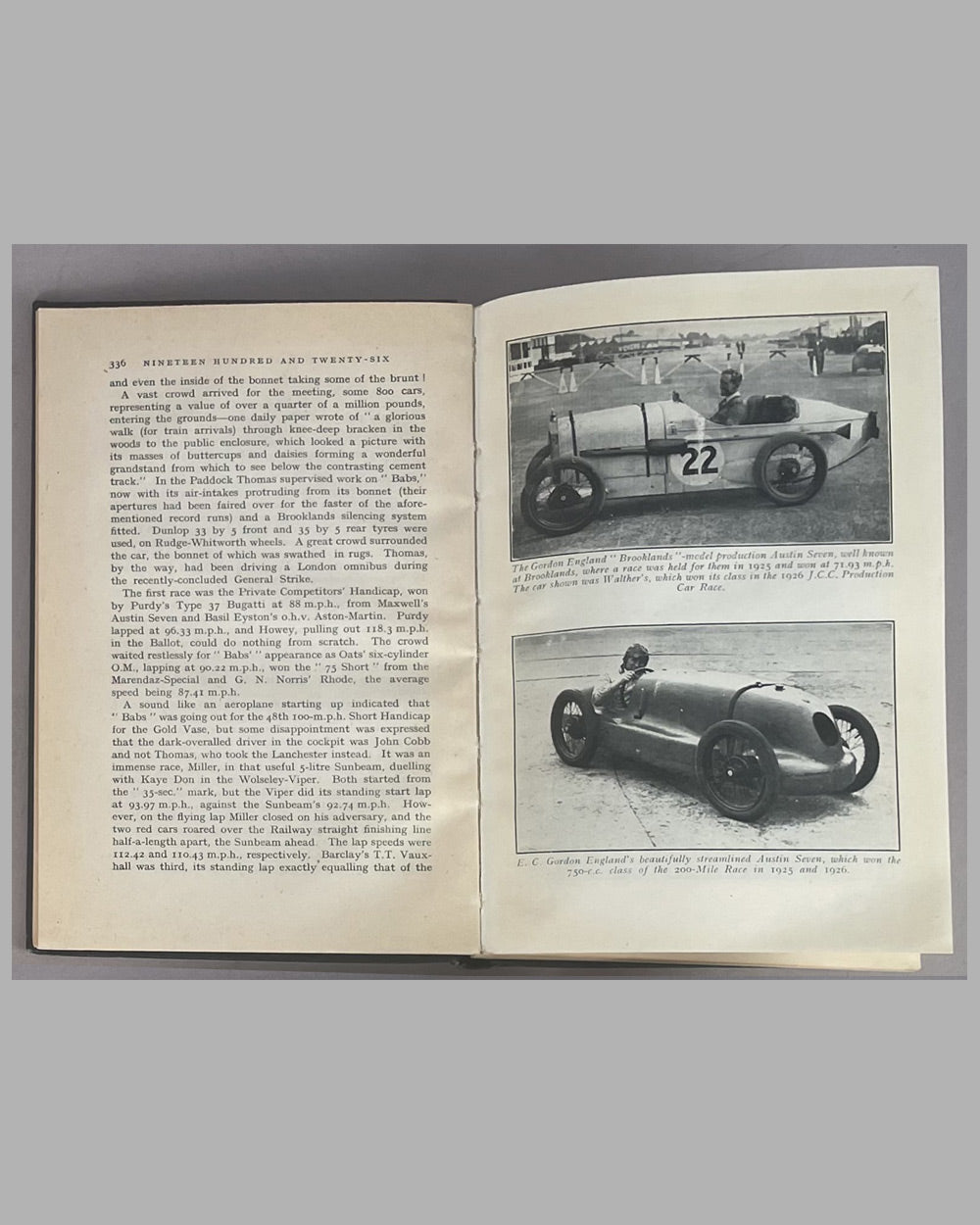 Brooklands books by William Boddy, 1st editions from 1947 to 1950 3