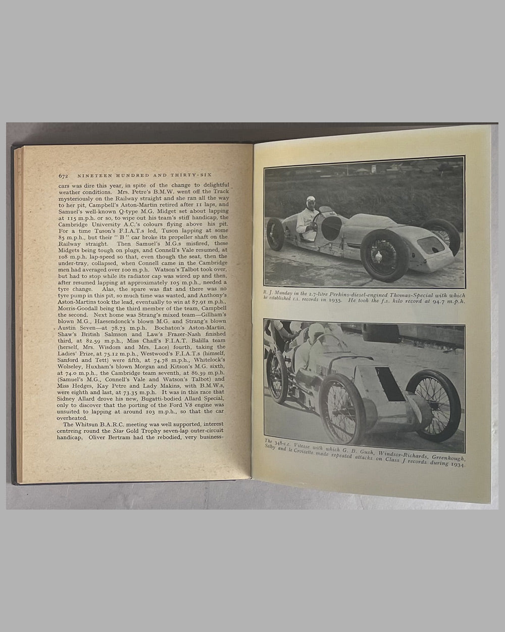 Brooklands books by William Boddy, 1st editions from 1947 to 1950 4