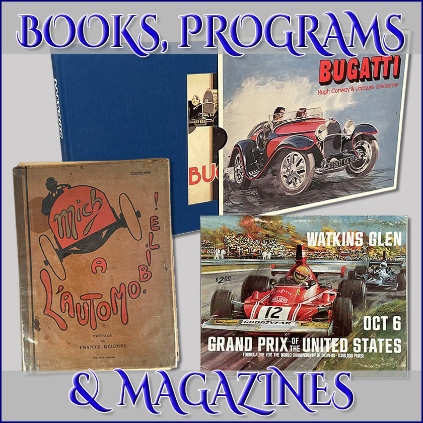 Auto Racing Books & Other Transportation Related Memorabilia