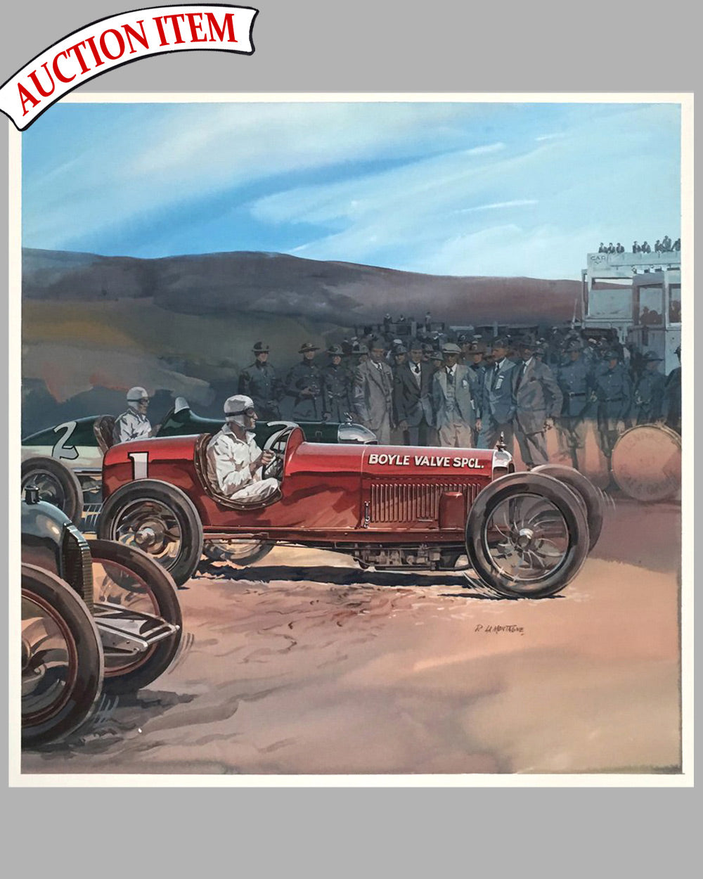 Boyle Valve Special painting by P. LaMontagne