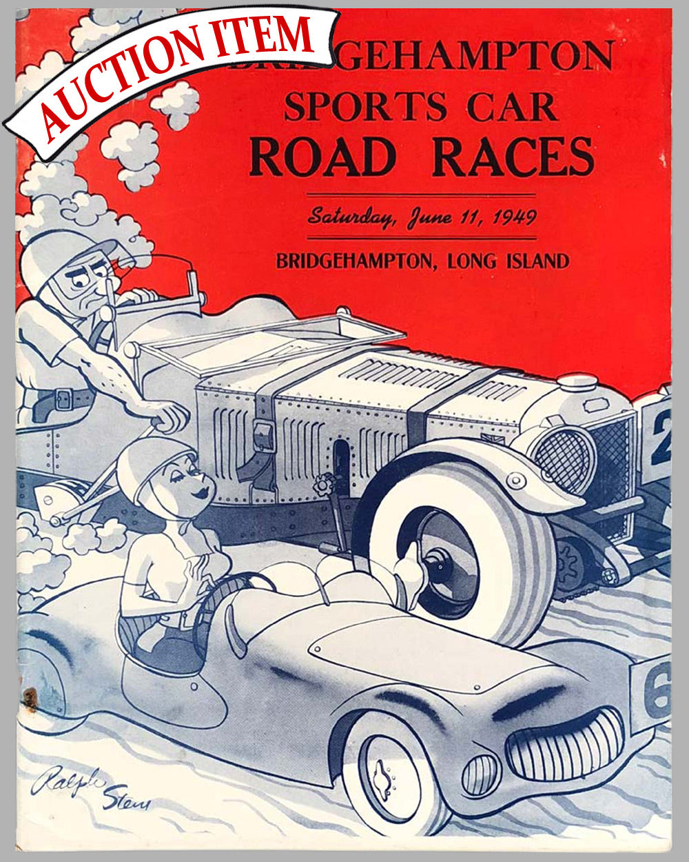 1949 Bridgehampton Sports Car Road Races program